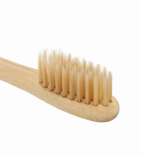 Eco-Friendly Bamboo Toothbrush - Soft Bristles, Biodegradable & Low-Carbon Design