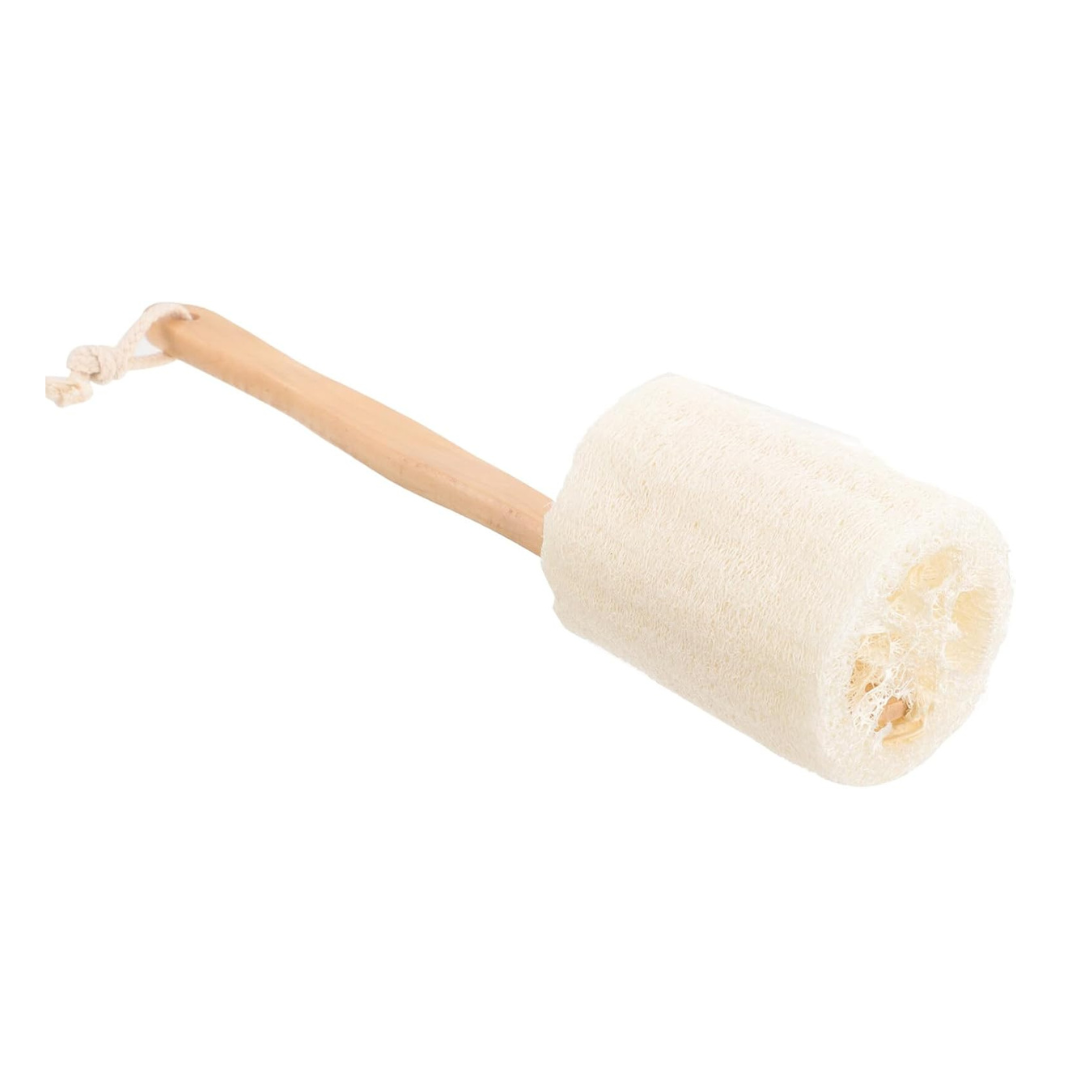 All-Natural Eco-Friendly Loofah with Long Handle – Zero-Waste Bath Scrubber for Smooth, Glowing Skin