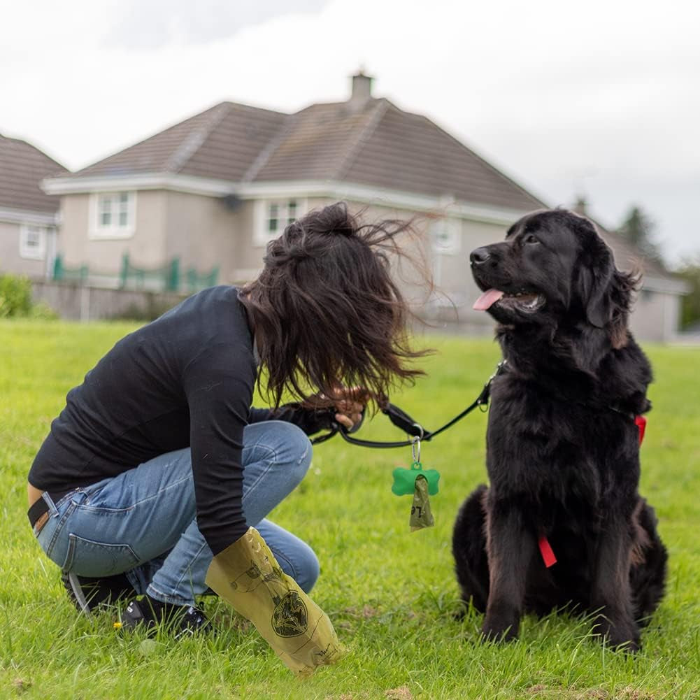 Eco-Friendly Biodegradable Dog Poop Bags - Extra Thick, Leak-Proof with Lavender Scent