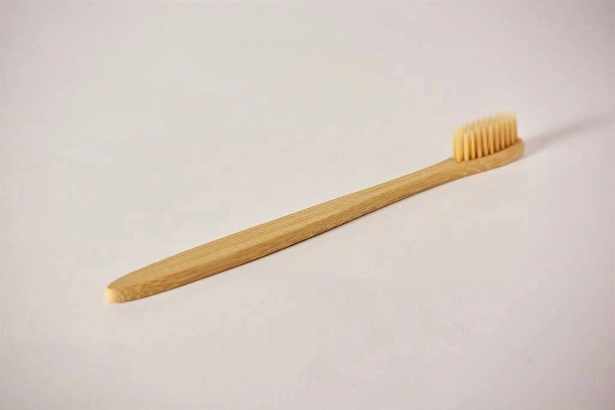 Eco-Friendly Bamboo Toothbrush - Soft Bristles, Biodegradable & Low-Carbon Design