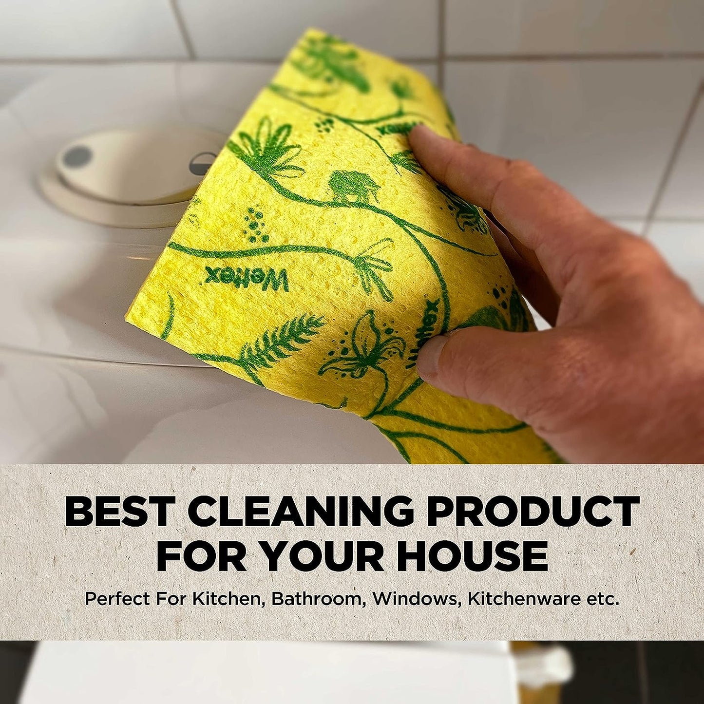 Wettex Swedish Dishcloths – Eco-Friendly, Super Absorbent, and Reusable Kitchen Cleaning Cloths