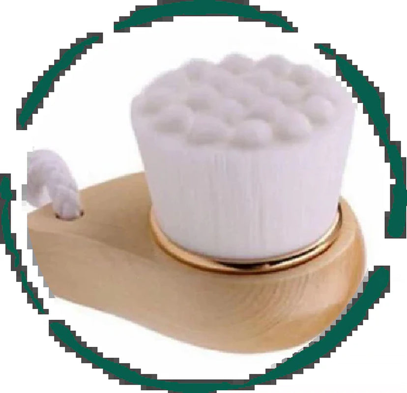 Eco-Friendly Bamboo Fiber Facial Brush – Gentle Exfoliation for Radiant Skin