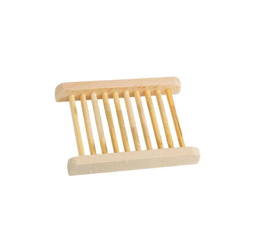 Eco-Friendly Bamboo Soap Dish | Plastic-Free Shampoo & Conditioner Bar Holder for Sustainable Living