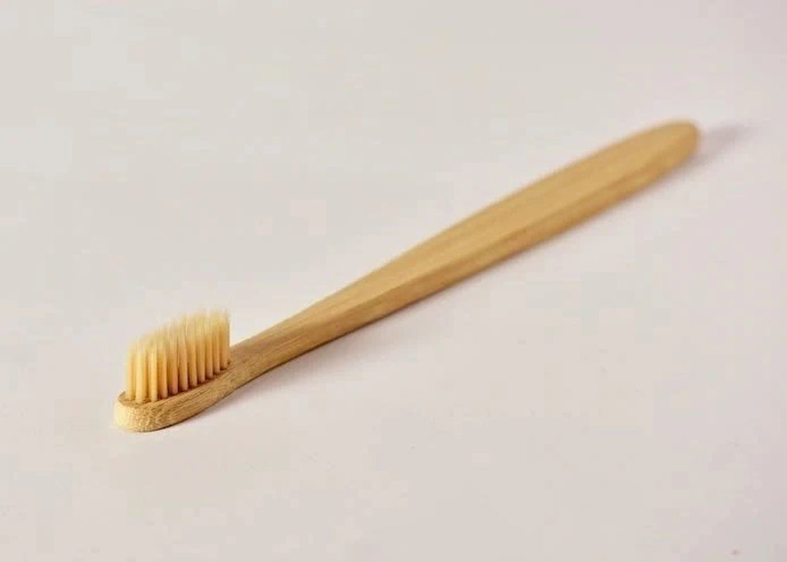 Eco-Friendly Bamboo Toothbrush - Soft Bristles, Biodegradable & Low-Carbon Design