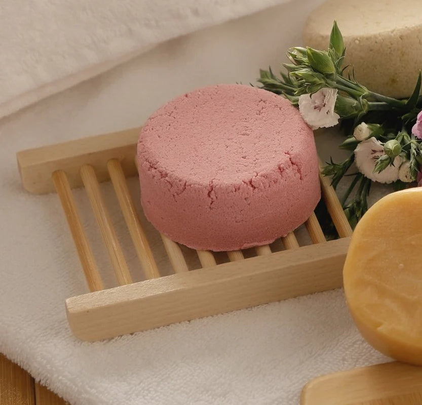 Eco-Friendly Bamboo Soap Dish | Plastic-Free Shampoo & Conditioner Bar Holder for Sustainable Living