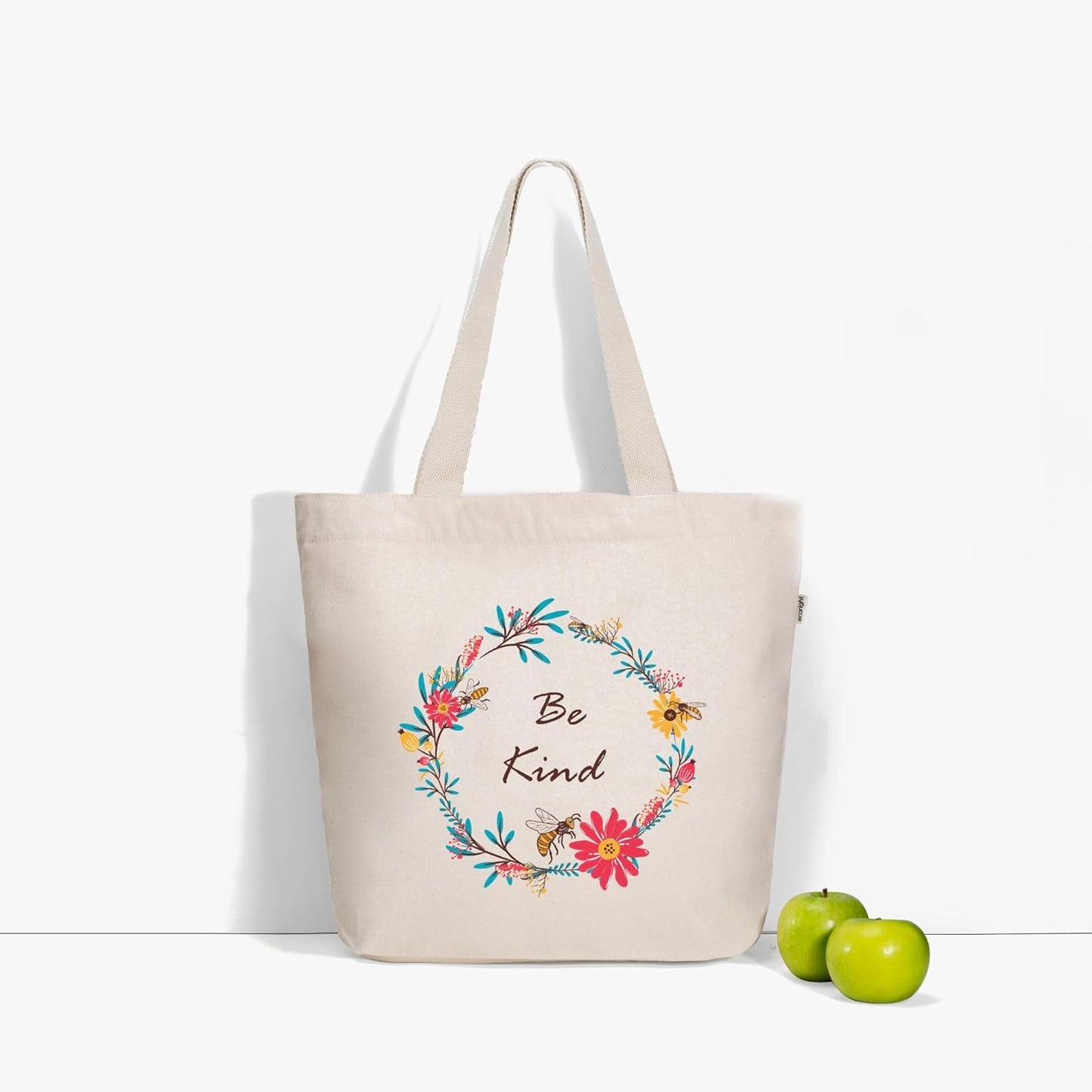 Stylish & Eco-Friendly Large Zipper Tote Bags for Women – 100% Cotton, Spacious & Sustainable