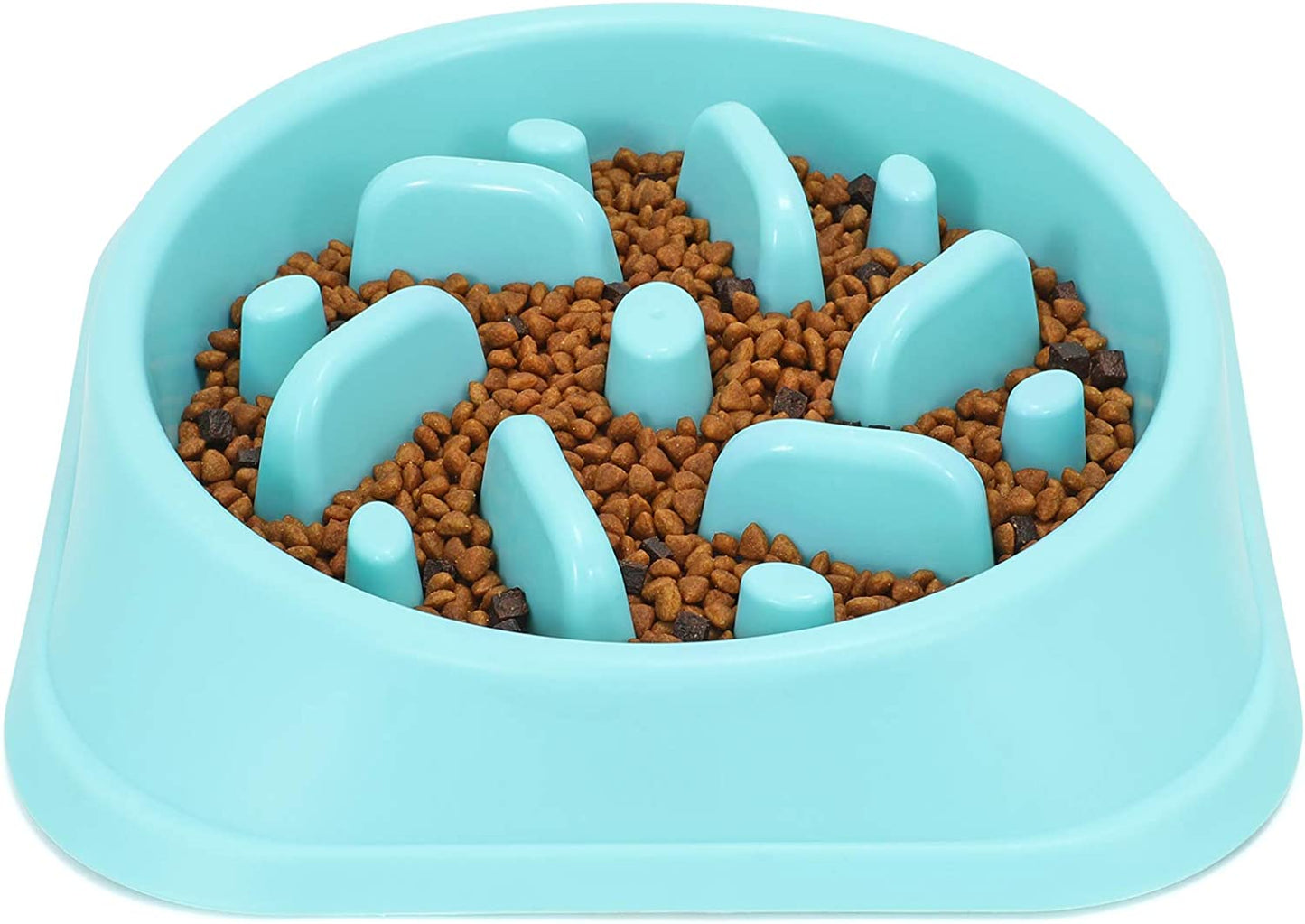 Slow Feeder Dog Bowl - Anti-Gulping Puzzle Dish for Healthy Eating | Small & Large Sizes | Non-Toxic, Durable